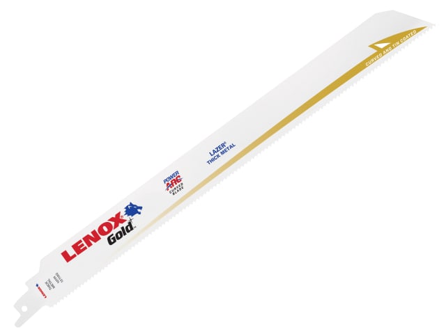 12110GR Gold® Extreme Reciprocating Saw Blades 300mm 10 TPI (Pack 5) LEN12110GR