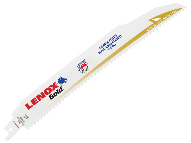 966GR Gold® Demolition Reciprocating Saw Blades 230mm 6 TPI (Pack 5) LEN966GR
