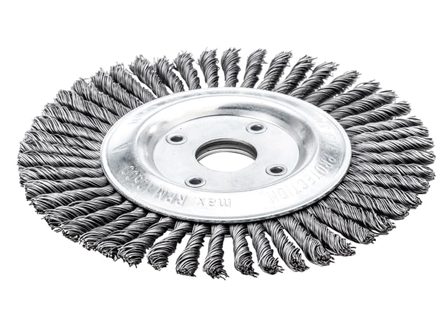 Pipeline Brush 40 Knots 125 x 22.2mm Bore Steel Wire LES47320140
