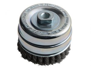 Knot Cup Brush 100mm M14x2.0 -  0.50 Steel Wire* LES486217