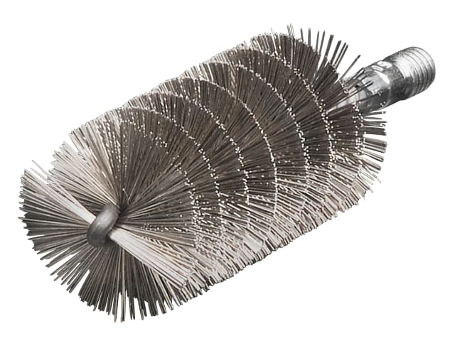 Threaded Tube Brush 30mm Stainless Steel Wire LES506430