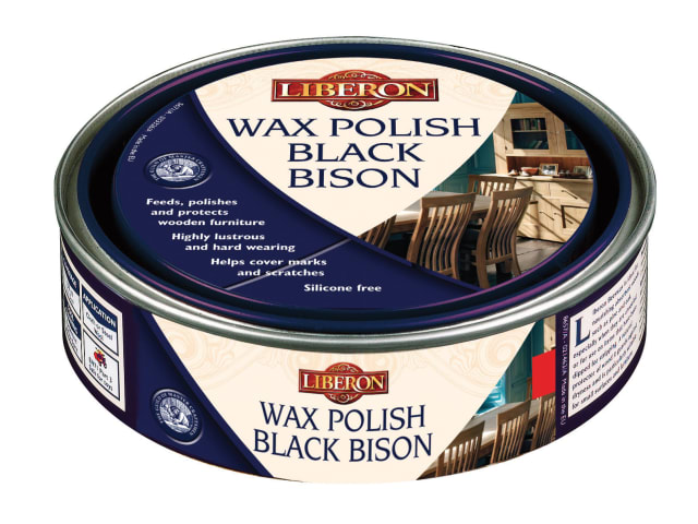 Wax Polish Black Bison Dark Oak 150ml LIBBBPWDO150