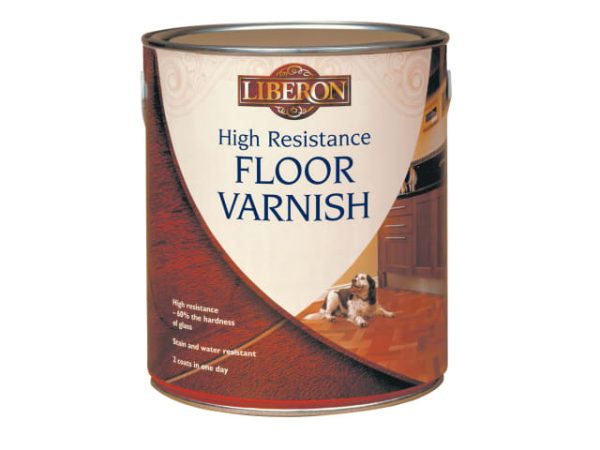 High Resistance Floor Varnish Clear Satin 2.5 litre LIBHRFVCS25L