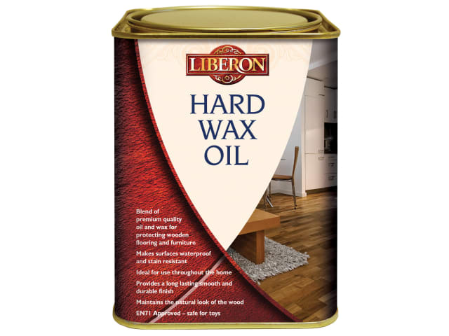 Hard Wax Oil Clear Satin 1 litre LIBHWOCS1L