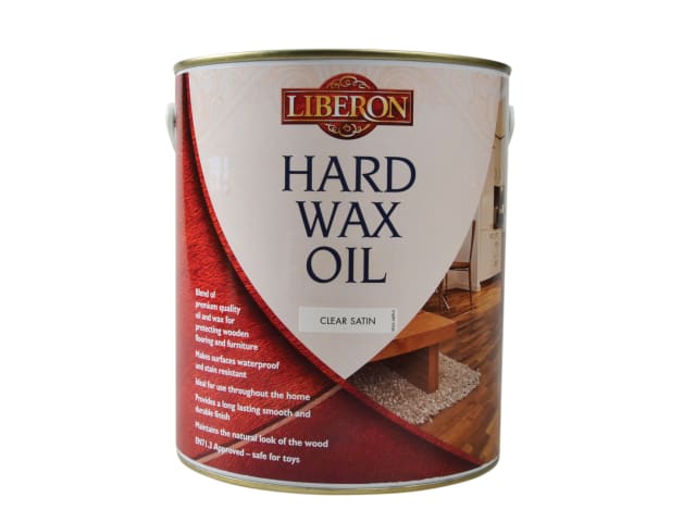 Hard Wax Oil Clear Satin 2.5 litre LIBHWOCS25L