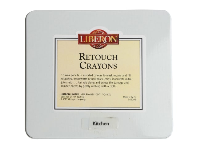 Retouch Crayon Kitchen Tin x 10 LIBRCKTIN - Image 4
