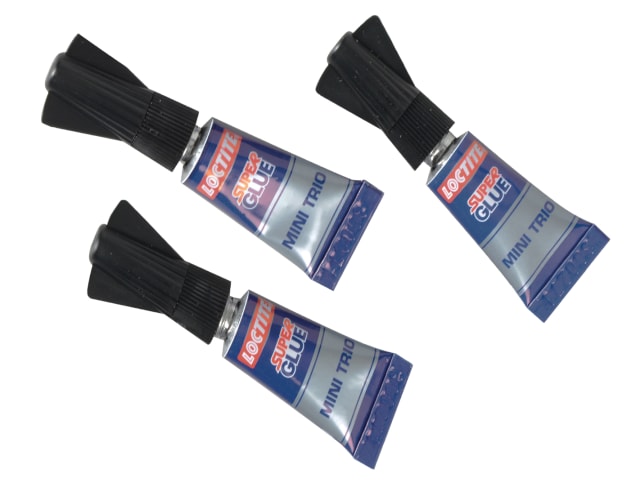 Superglue Mini Trio Tube 3 x 1g LOCSGMTN