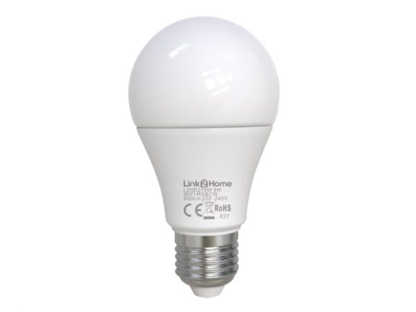 Wi-Fi LED ES (E27) Opal GLS Dimmable Bulb -  White + RGB 800 lm 9W LTHE279W