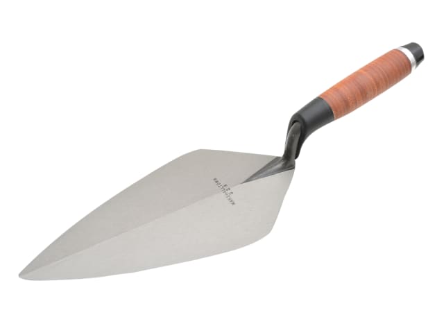 34L Wide London Pattern Brick Trowel Leather Handle 11in M/T34L11