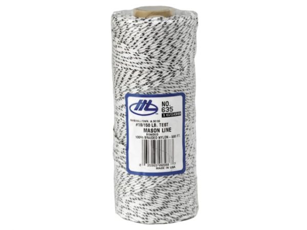 M635 Bonded Nylon Mason's Line 152m (500ft) Flecked White M/TM635