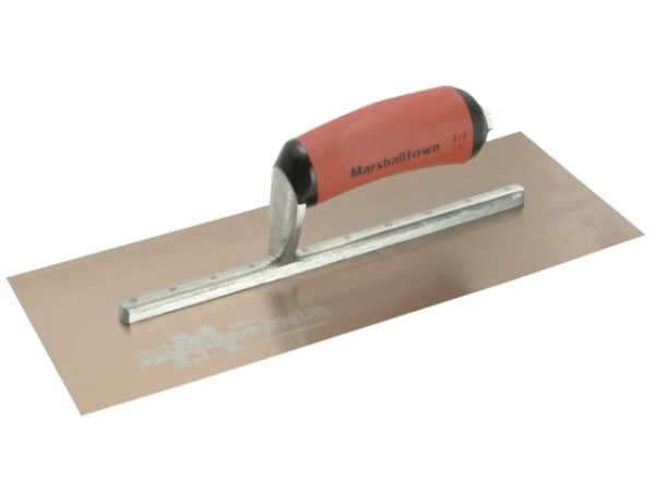 MPB13GSD Pre-Worn PermaShape® Finishing Gold S/S Trowel DuraSoft® 13 x 5in M/TMPB13GSD