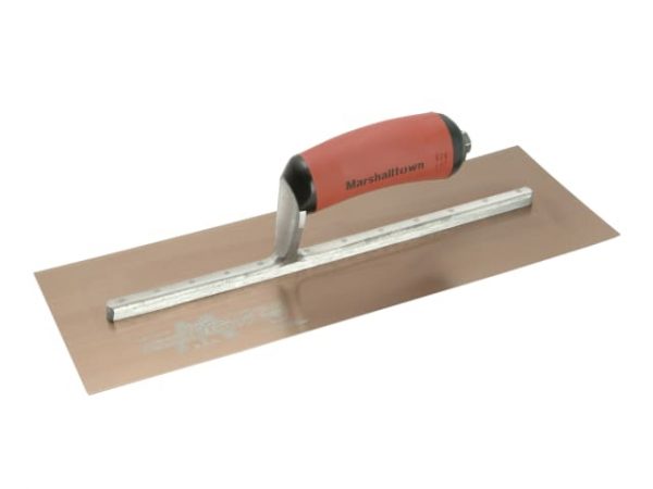 MPB145GSD Pre-Worn PermaShape® Finishing Gold S/S Trowel DuraSoft® 14 x 5in M/TMPB145GSD