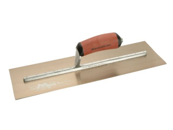 MPB165GSD Pre-Worn PermaShape® Finishing Gold S/S Trowel DuraSoft® 16 x 5in M/TMPB165GSD