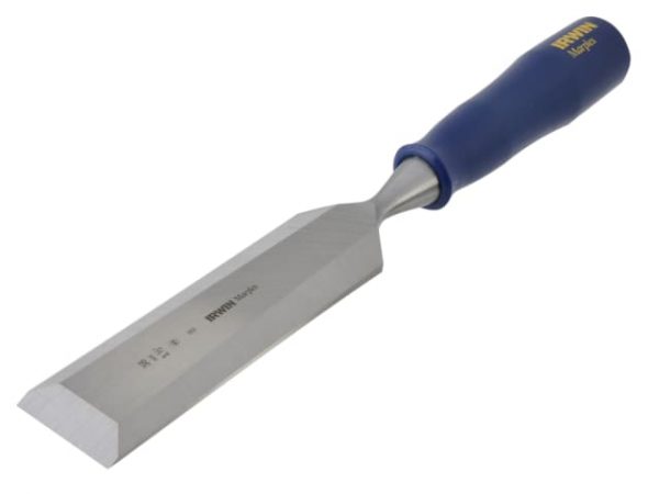 M444 Bevel Edge Chisel Blue Chip Handle 38mm (1.1/2in) MAR444112