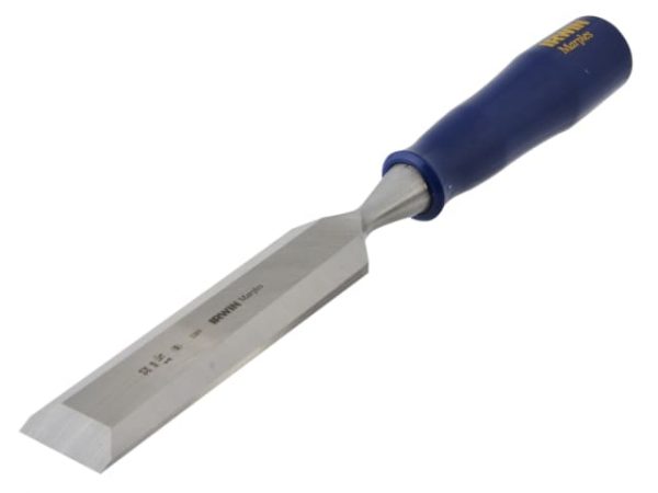 M444 Bevel Edge Chisel Blue Chip Handle 32mm (1 1/4in) MAR444114