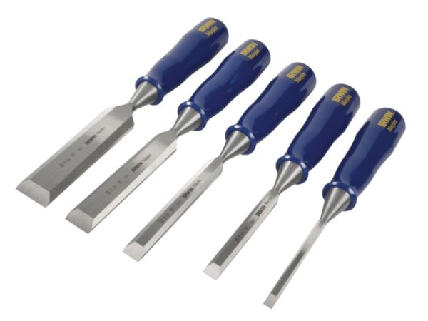 M444 Bevel Edge Chisel Blue Chip Handle Set -  5 Piece MAR444S5