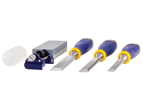 MS500 ProTouch All-Purpose Chisel Set -  3 Piece + Sharpening Kit MARS500S3SS - Image 2