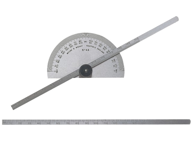 Protractor Type Depth Gauge Metric 0-150mm MAW44M