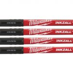 INKZALL Ultra Fine Tip Pen Black (Pack 4) MHT48223164