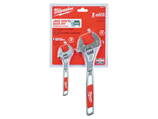 Adjustable Wrench Twin Pack 150mm (6in) & 250mm (10in) MHT48227400 - Image 2