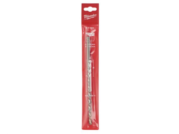 Concrete Drill Bit 8 x 200mm MIL2363641 - Image 2