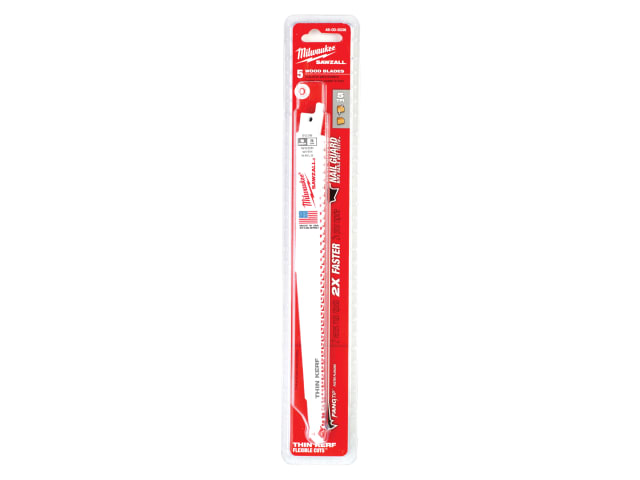 SAWZALL® Thin Kerf Demolition Blade 230mm 5 tpi (5) MIL48005036 - Image 2