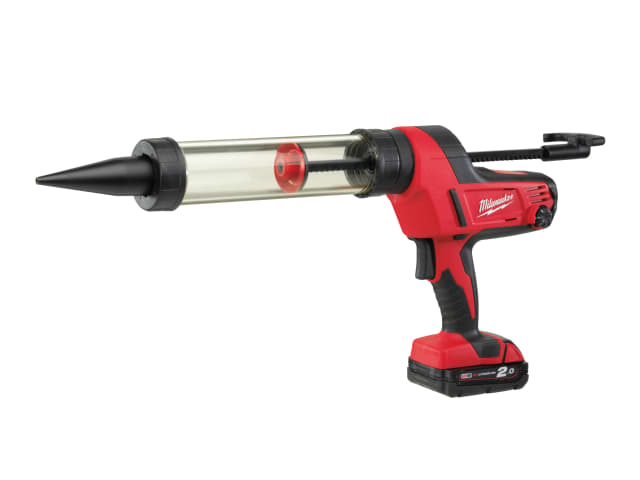 C18 PCG/400T Transparent Tube Caulking Gun 400ml 18V 1 x 2.0Ah Li-ion MILC18CG4002