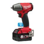 M18 ONEIWF38-502X Fuel ONE-KEY 3/8in F Ring Impact Wrench 18V 2 x 5.0Ah Li-ion MILM18OIW38