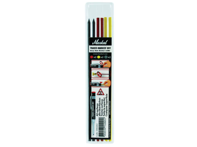 TRADES-MARKER® DRY Assorted Refills (Pack 6) MKL96263