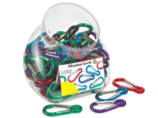 Carabiner Hook 76mm Mixed Colour MLK1270CARB