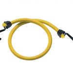 Twin Wire Bungee Cord 100cm Yellow 2 Piece MLK3022E