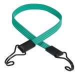 Flat Bungee 80cm Green Double Hook MLK3225E