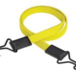 Flat Bungee 100cm Yellow Double Hook MLK3226E