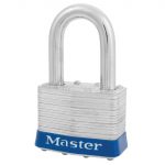 Laminated Steel 51mm Padlock 4-Pin - 38mm Shackle - Keyed Alike MLK5LFKA1