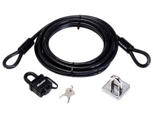 Garden Security Kit with Lock Anchor & Cable 4.5m MLK8271E