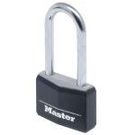 Aluminium Black Vinyl Cover 40mm Padlock 4-Pin - 51mm Shackle MLK9140BLKLH