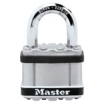 Excell Laminated Stainless Steel 51mm Padlock MLKM5ESTSCC