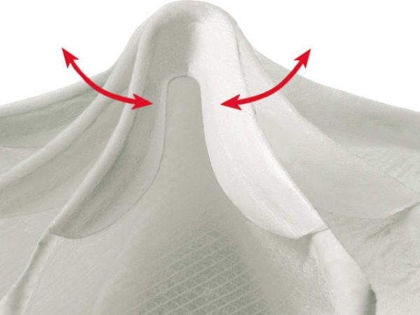 Classic Series FFP2 NR D Valved Mask (Pack 20) MOL2405 - Image 2