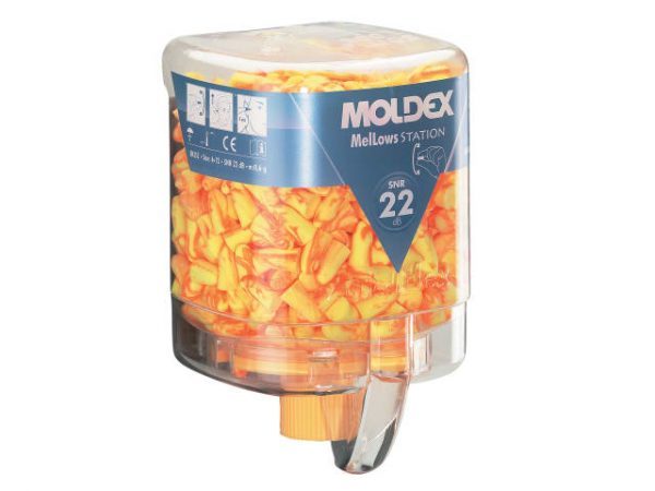 Disposable Foam Earplugs Mellows Station (250 Pairs) SNR 22 dB MOL7625