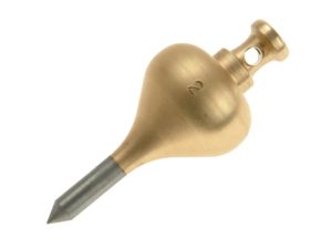 249D Brass Plumb Bob 128g (4.1/2oz) Size 2 MON249