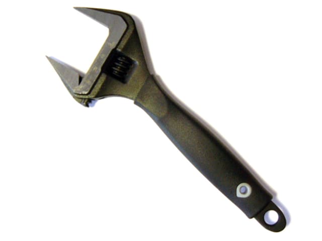3141T Wide Jaw Adjustable Wrench 200mm (8in) MON3141