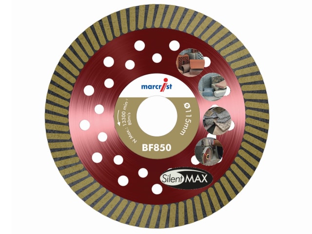 BF850 SilentMAX Ultimate Turbo Diamond Blade 115 x 22.2mm MRC850115