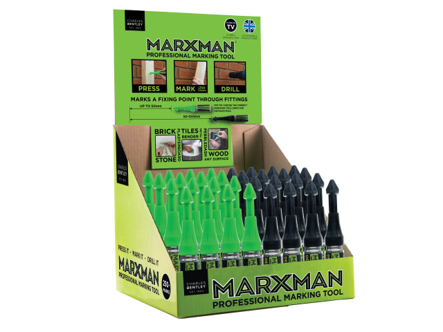 MarXman Standard & Deep Hole Professional Marking Tools (CDU of 30) MRXMIX30GRN