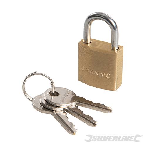 Brass Padlock 20mm MSS01