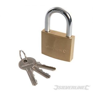 Brass Padlock 50mm MSS04