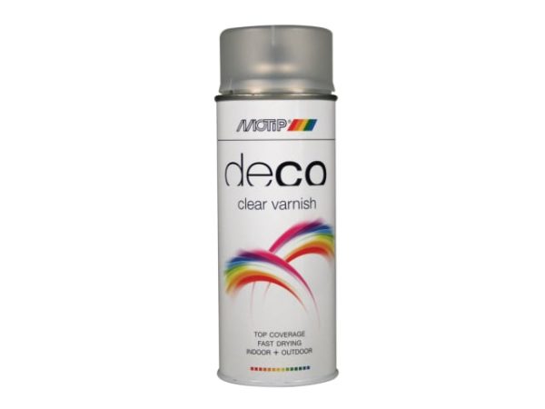 Deco Spray Clear Lacquer Satin Matt 400ml PKT01654