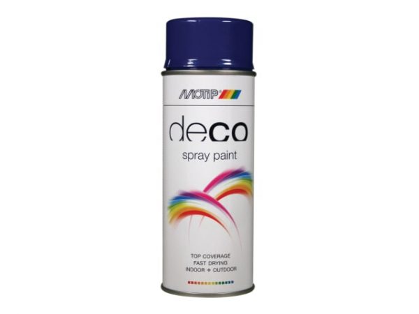 Deco Spray Paint High Gloss RAL 5002 Ultramarine Blue 400ml PKT01684