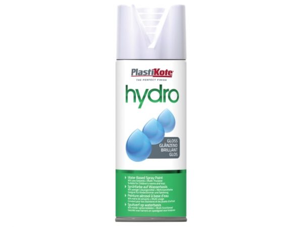 Hydro Spray Paint White Gloss 350ml PKT111005