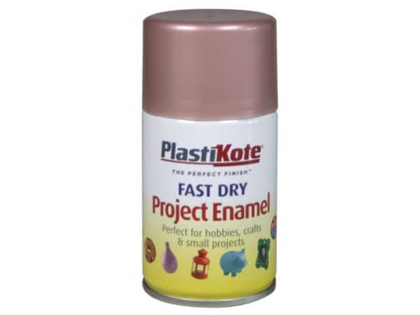 Fast Dry Enamel Aerosol Rose Gold 100ml PKT144S