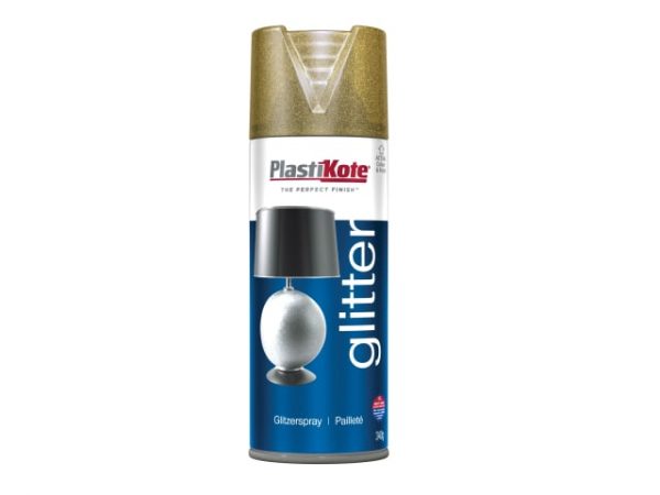 Glitter Effect Spray Gold 400ml PKT172